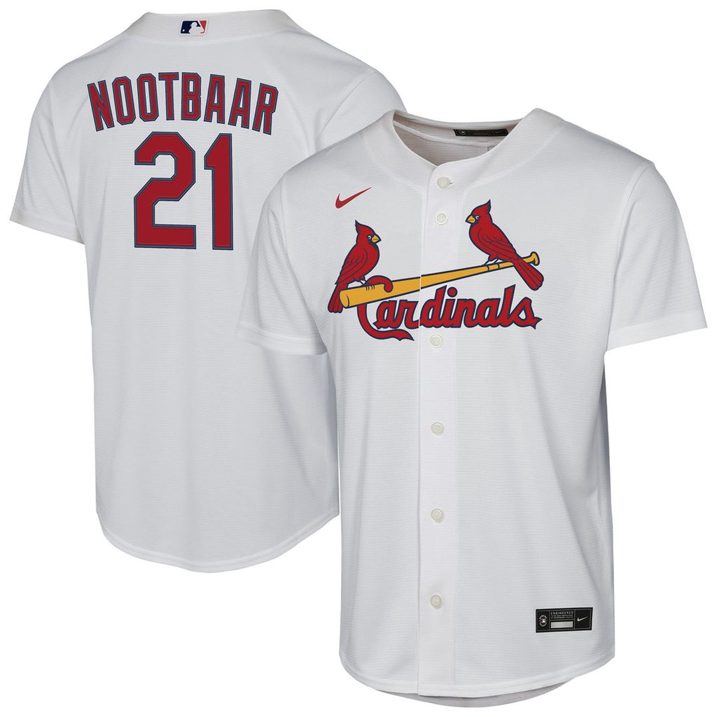St. Louis Cardinals Lars Nootbaar Nike Youth Home Replica Player Jersey - White