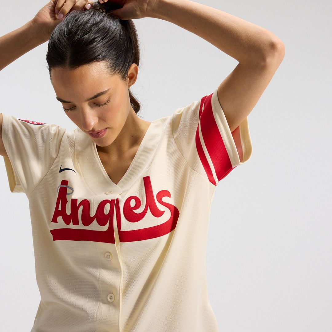 Los Angeles Angels Anthony Rendon Nike Women's City Connect Replica Player Jersey - Cream