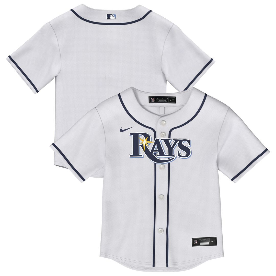 Tampa Bay Rays Toddler Home Replica Jersey - White