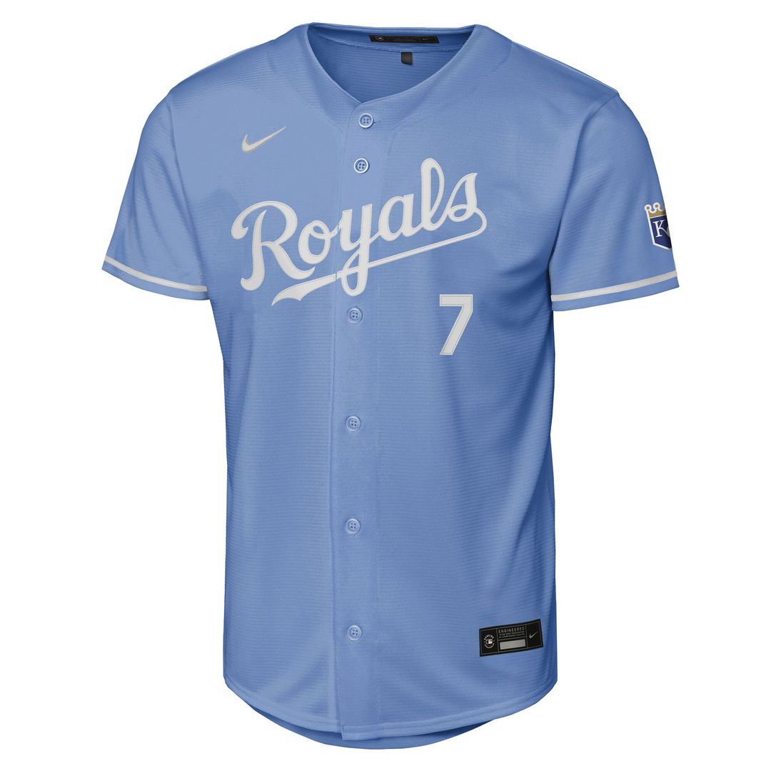 Kansas City Royals Bobby Witt Jr. Nike Youth Home Stadium Jersey - White