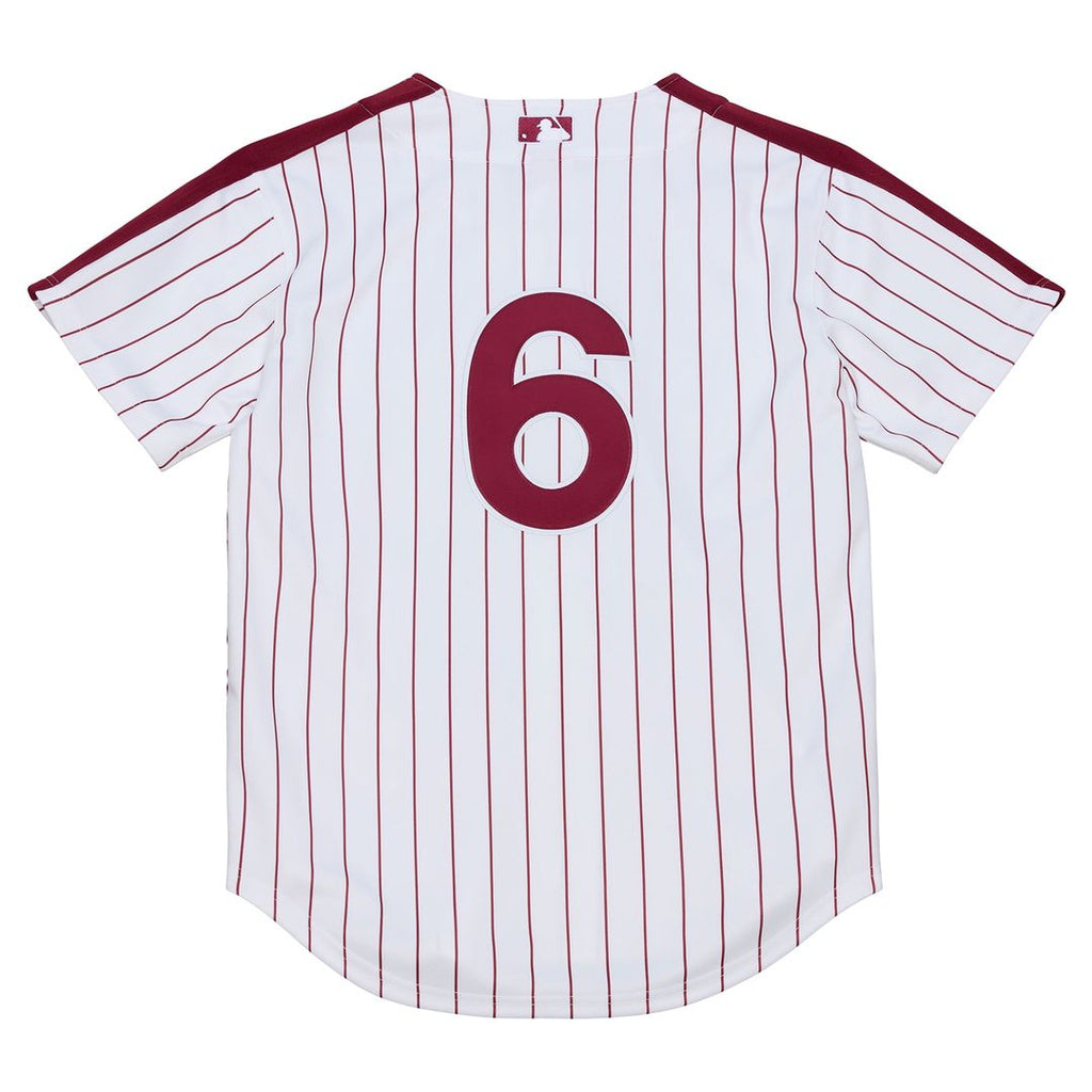 Philadelphia Phillies Jimmy Rollins Mitchell & Ness 2003 Cooperstown Authentic Jersey - White