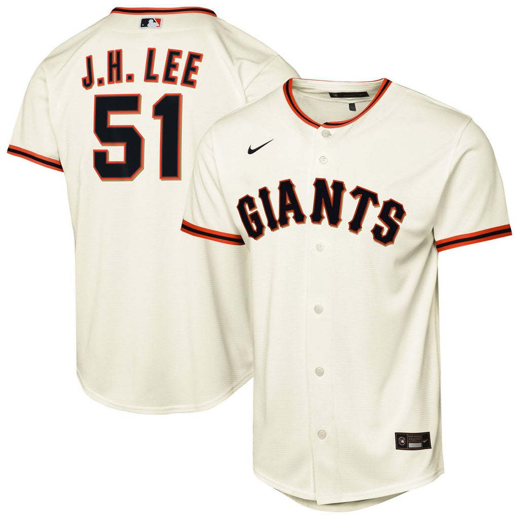 San Francisco Giants Jung Hoo Lee Nike Youth Home Replica Player Jersey - Cream