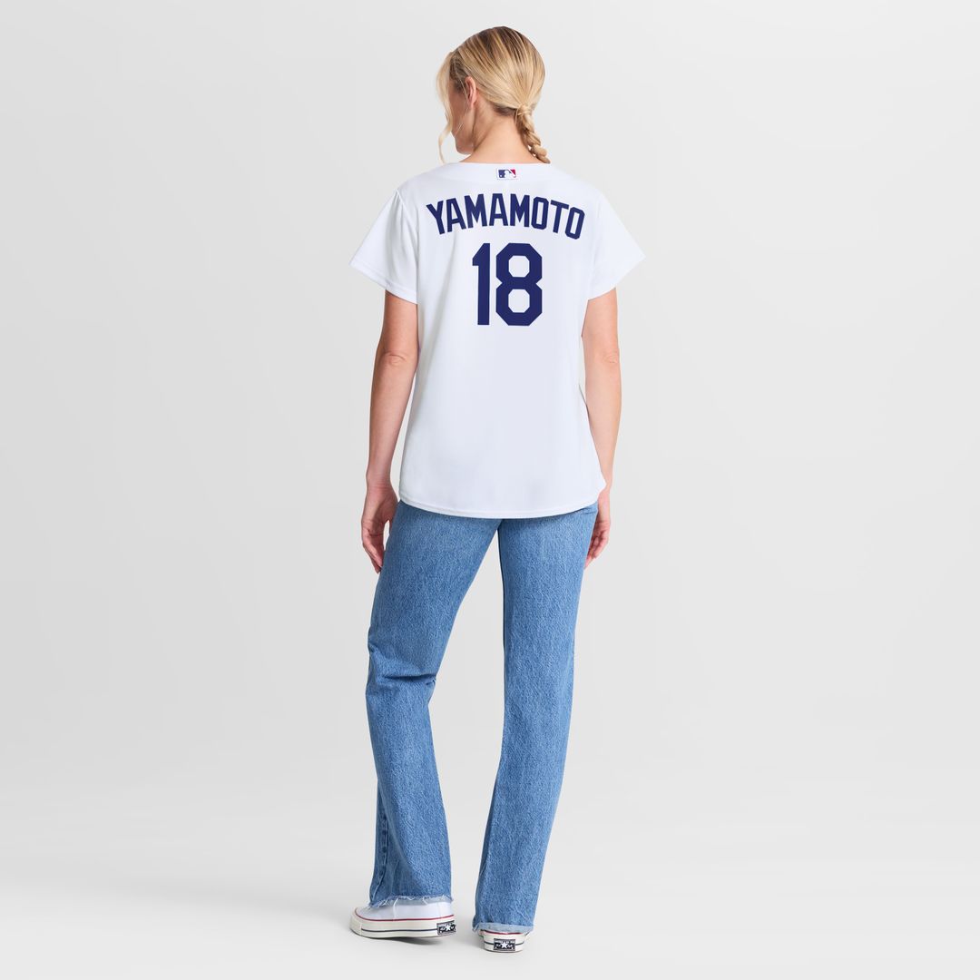 Los Angeles Dodgers Yoshinobu Yamamoto Nike Women's Replica Jersey - White