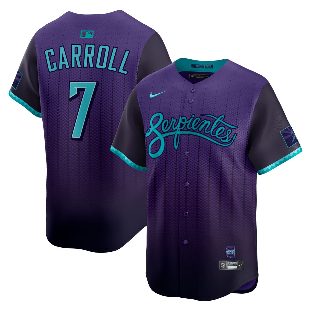 Arizona Diamondbacks Corbin Carroll Nike 2025 City Connect Limited Player Jersey - Purple