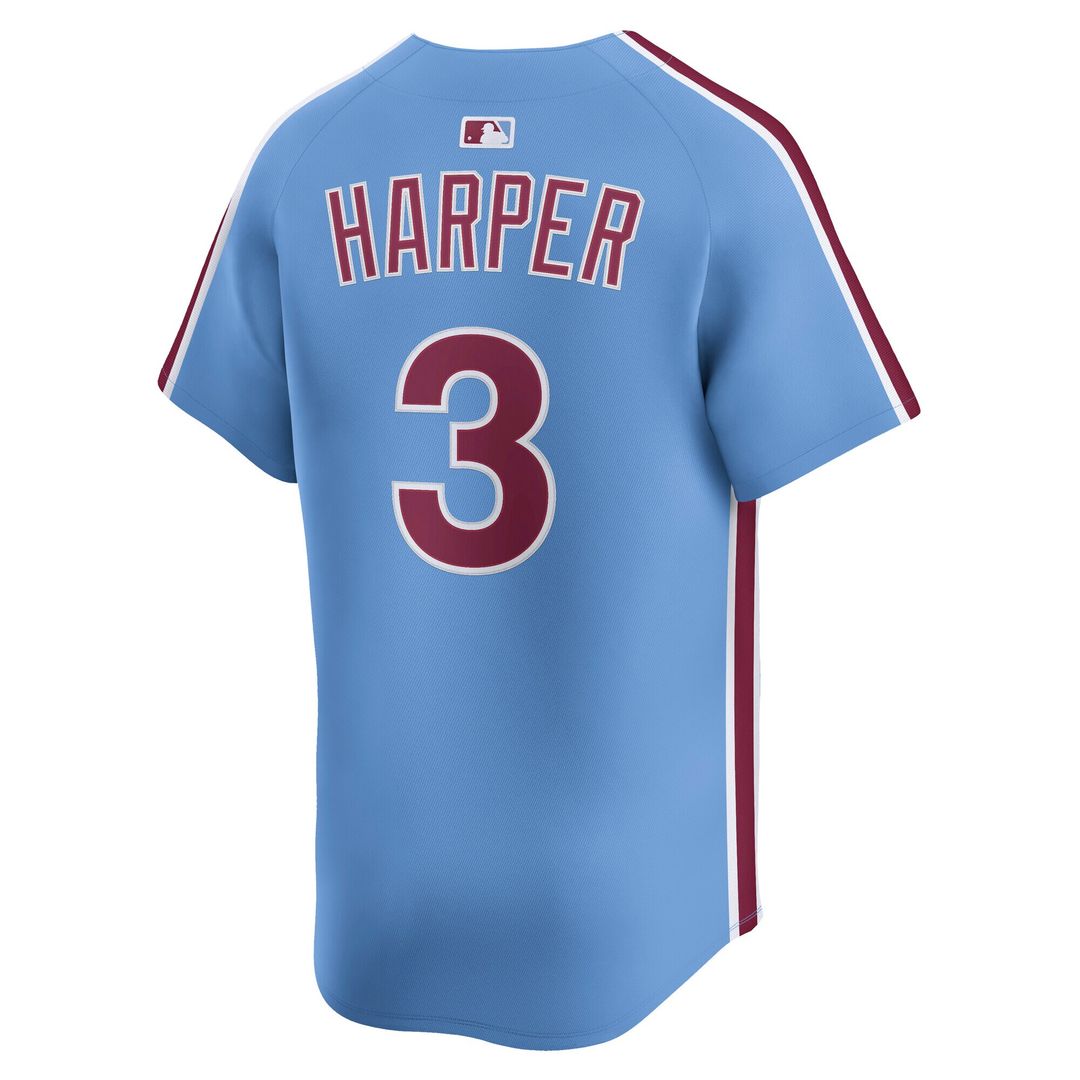 Philadelphia Phillies Bryce Harper Nike Alternate Limited Player Jersey - Light Blue