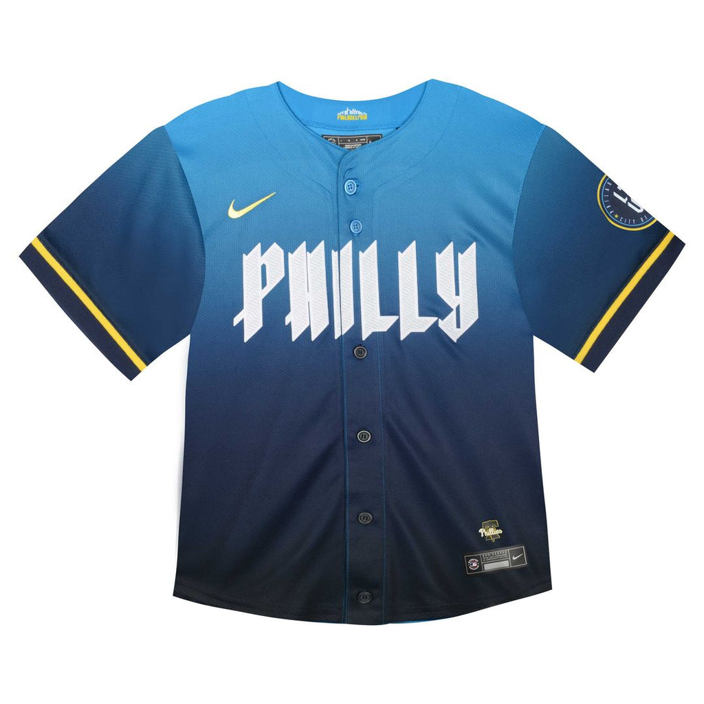 Philadelphia Phillies Bryce Harper Nike Infant 2024 City Connect Limited Player Jersey - Blue