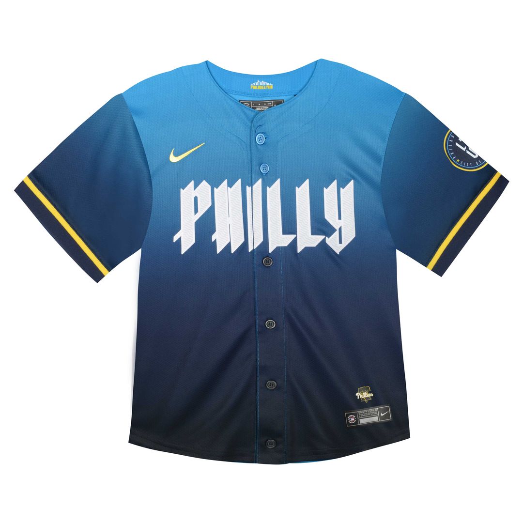 Philadelphia Phillies Bryce Harper Nike Infant 2024 City Connect Limited Player Jersey - Blue