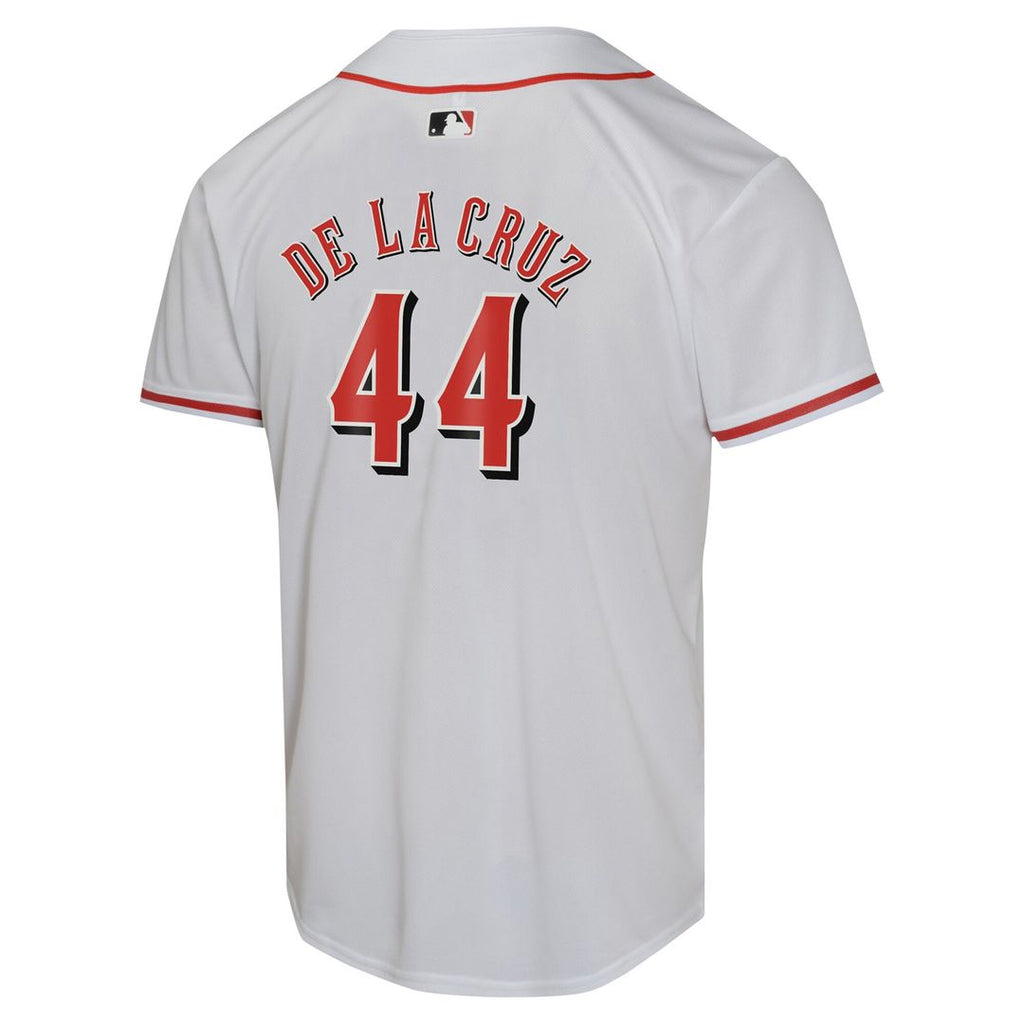 Cincinnati Reds Elly De La Cruz Nike Youth Home Game Player Jersey - White
