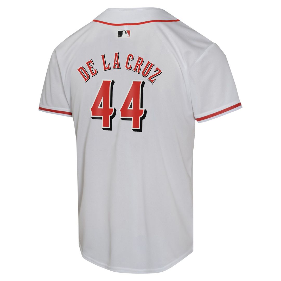 Cincinnati Reds Elly De La Cruz Nike Youth Home Game Player Jersey - White