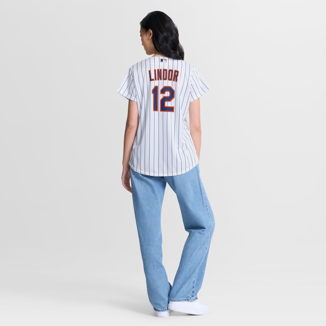 New York Mets Francisco Lindor Nike Women's Home Replica Jersey - White