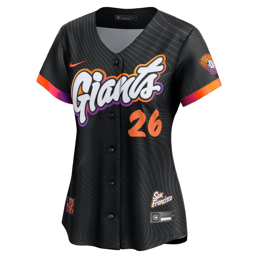 San Francisco Giants Matt Chapman Nike Women's 2025 City Connect Limited Jersey - Anthracite