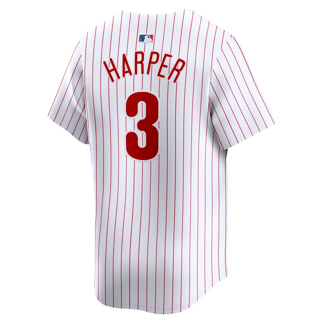 Philadelphia Phillies Bryce Harper Nike Home Limited Player Jersey - White