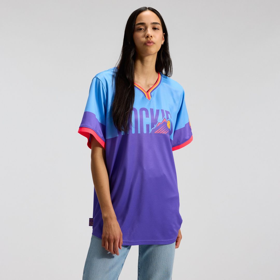Colorado Rockies Nike Women's 2025 City Connect Limited Jersey - Purple/Light Blue