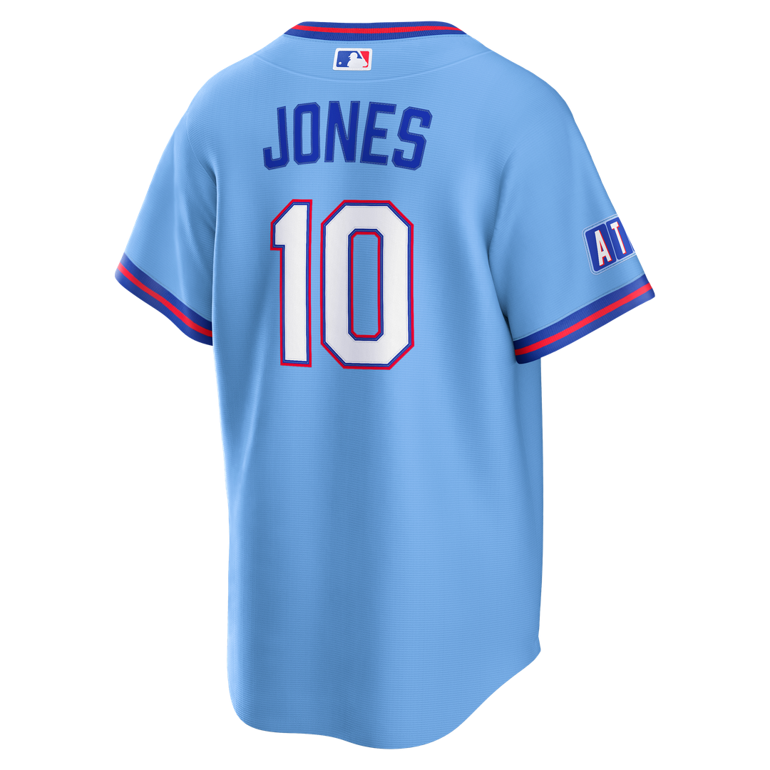 Atlanta Braves Chipper Jones Nike 2026 City Connect Stadium Jersey - Powder Blue