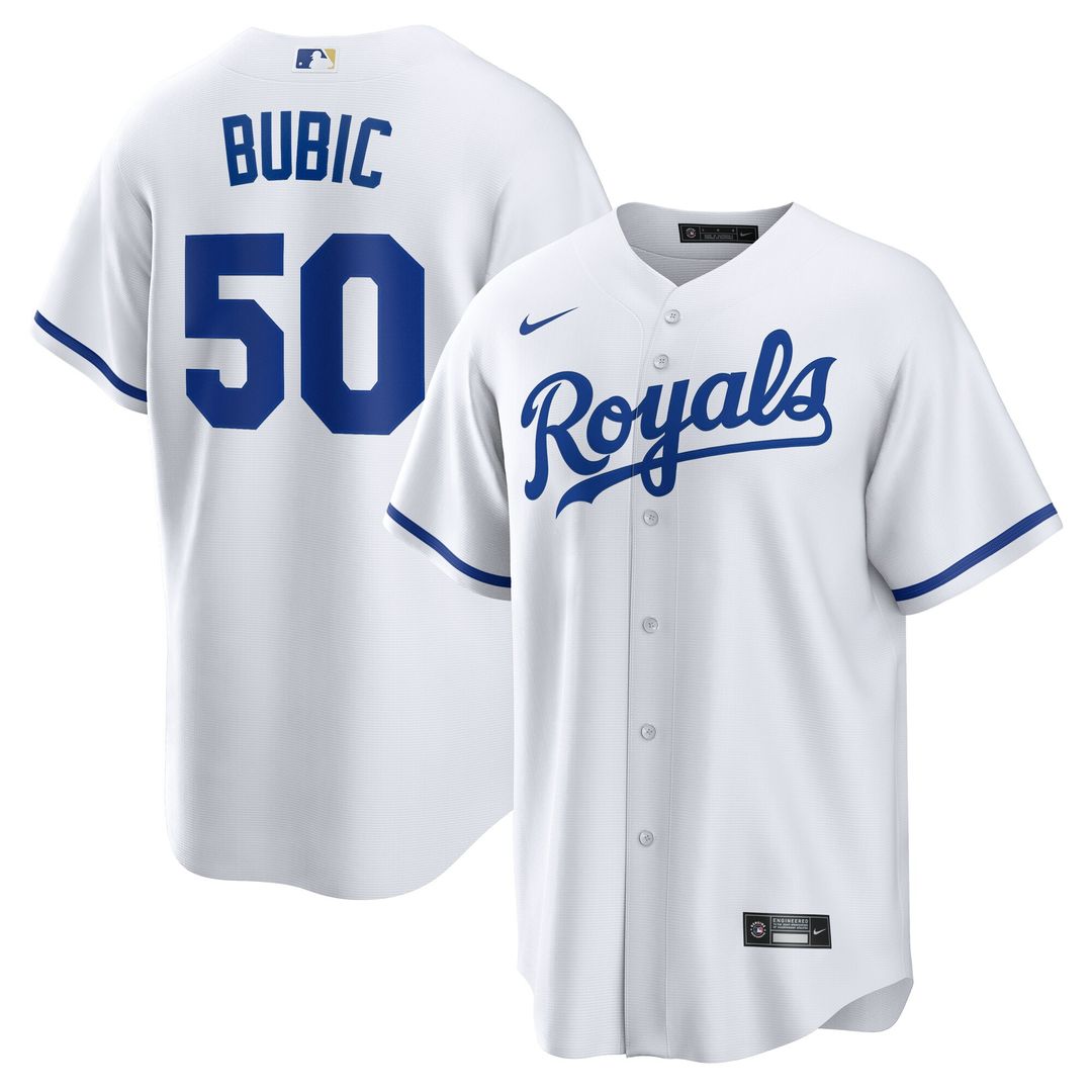 Kansas City Royals Kris Bubic Nike Home Replica Jersey - White