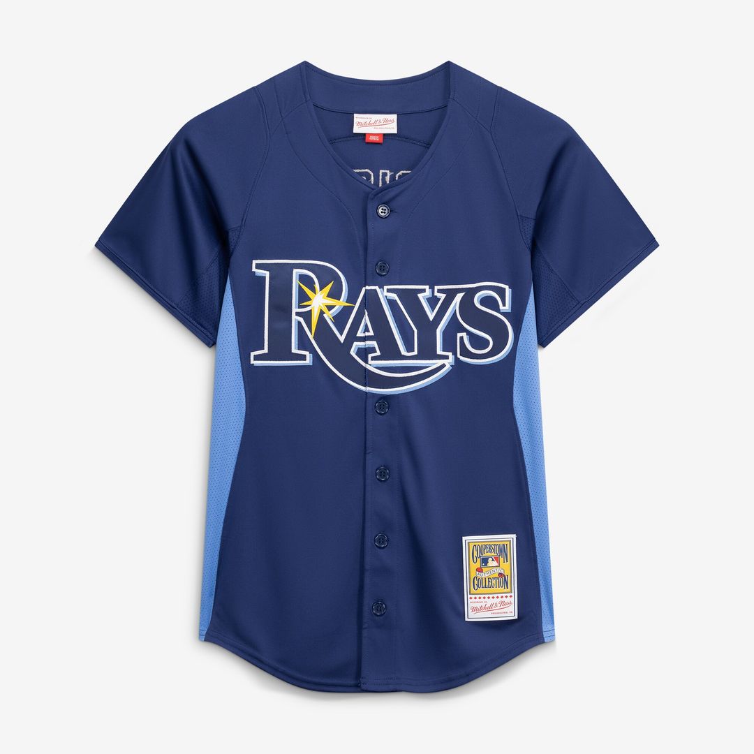 Tampa Bay Rays David Price Mitchell & Ness Authentic Batting Practice Jersey - Blue