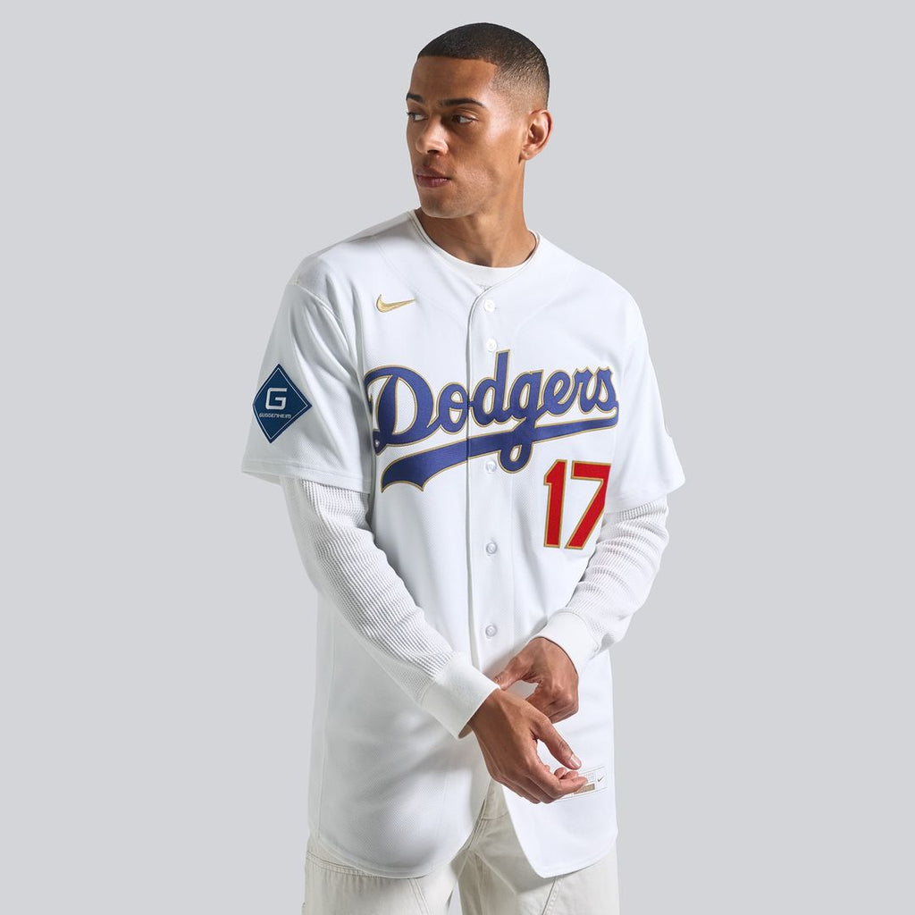 Los Angeles Dodgers Shohei Ohtani Nike 2026 Gold Collection Authentic Jersey - White