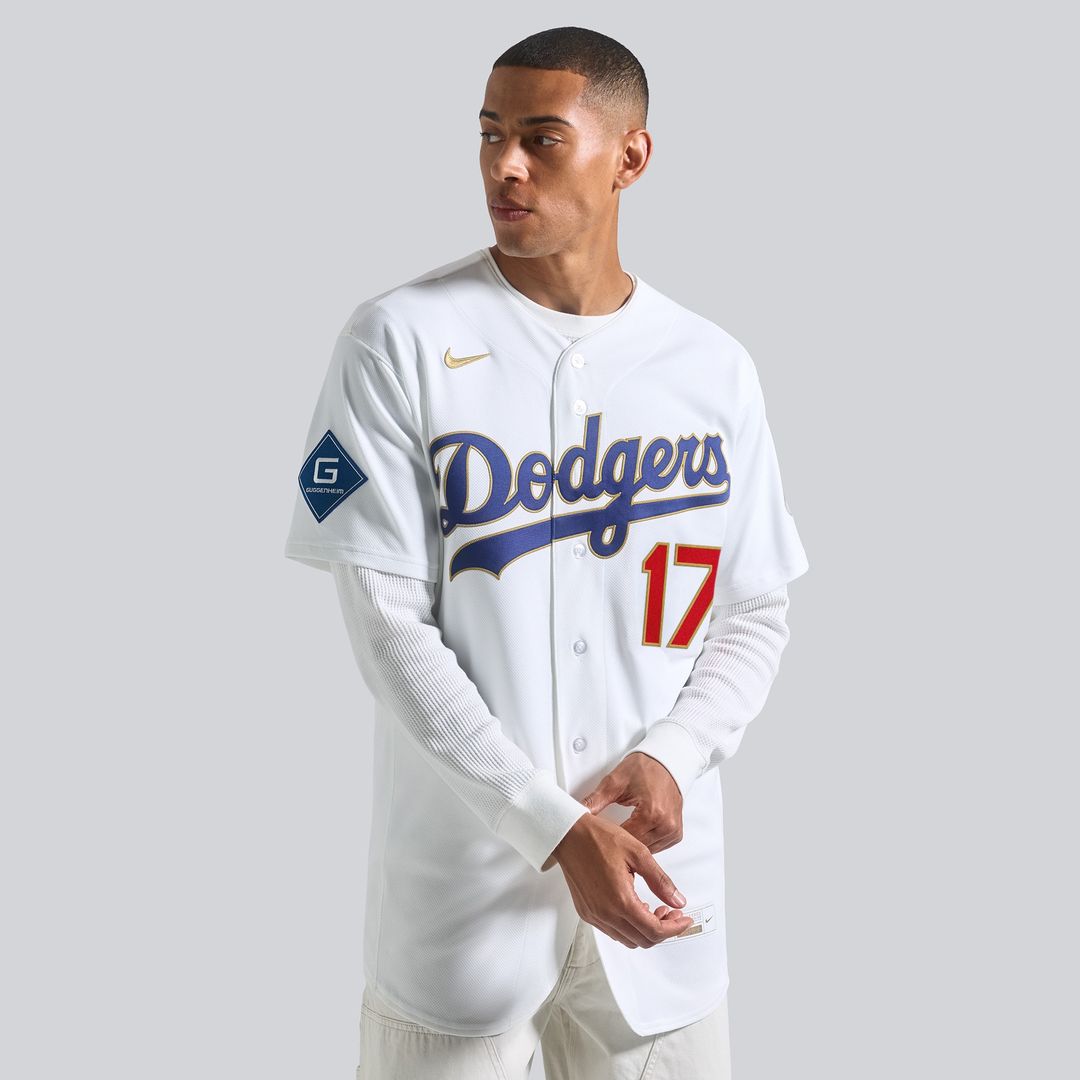 Los Angeles Dodgers Shohei Ohtani Nike 2026 Gold Collection Authentic Jersey - White