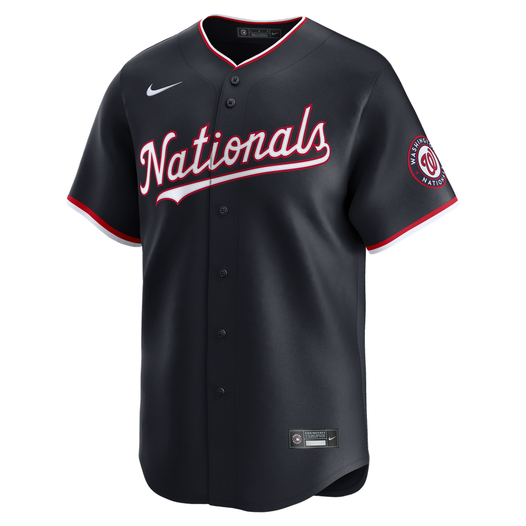Washington Nationals James Wood Nike Alternate Limited Player Jersey - Navy