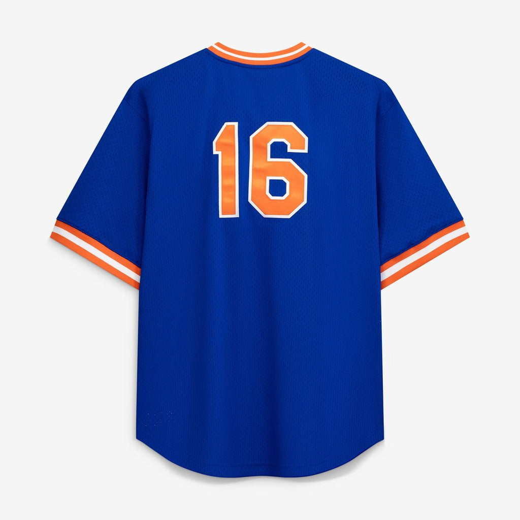 New York Mets Dwight Gooden Profile Big & Tall Cooperstown Mesh Batting Practice Jersey - Royal