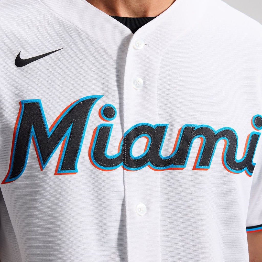 Miami Marlins Nike Home Replica Team Jersey - White