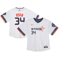 Houston Astros Nolan Ryan Nike Toddler City Connect 2025 Limited Jersey - White
