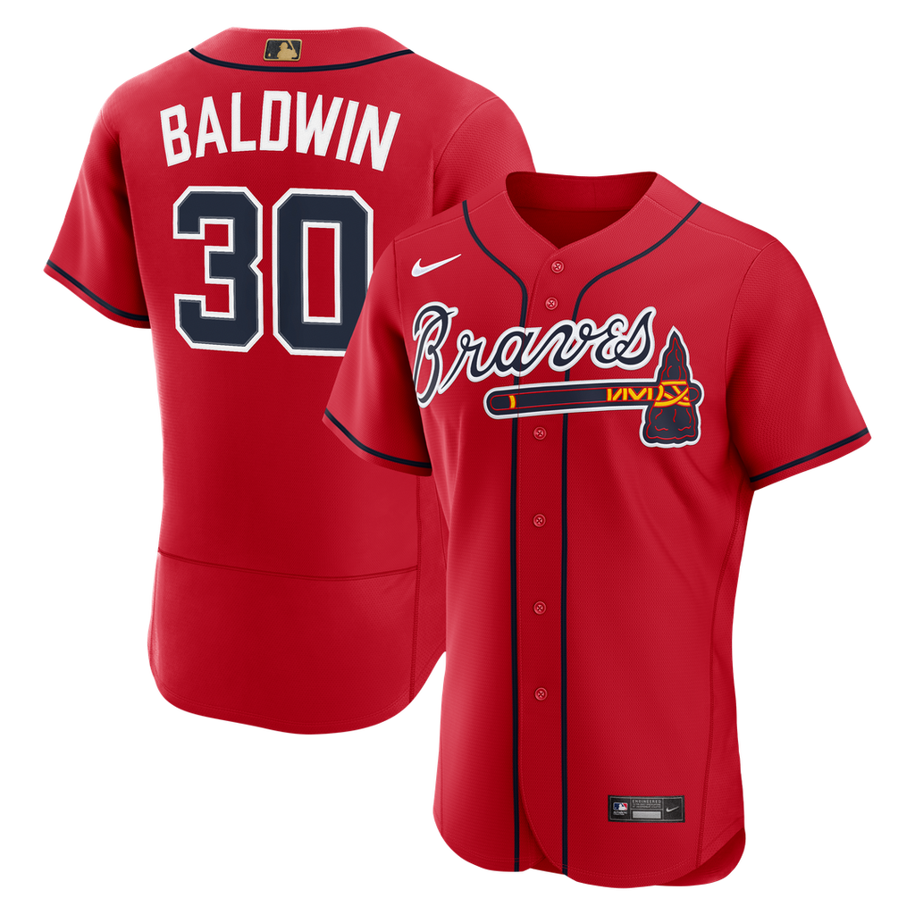 Atlanta Braves Drake Baldwin Nike MLB Awards Authentic Jersey - Red