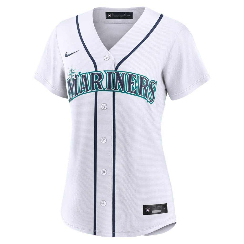 Seattle Mariners Josh Naylor Nike Women's Home Replica Jersey - White