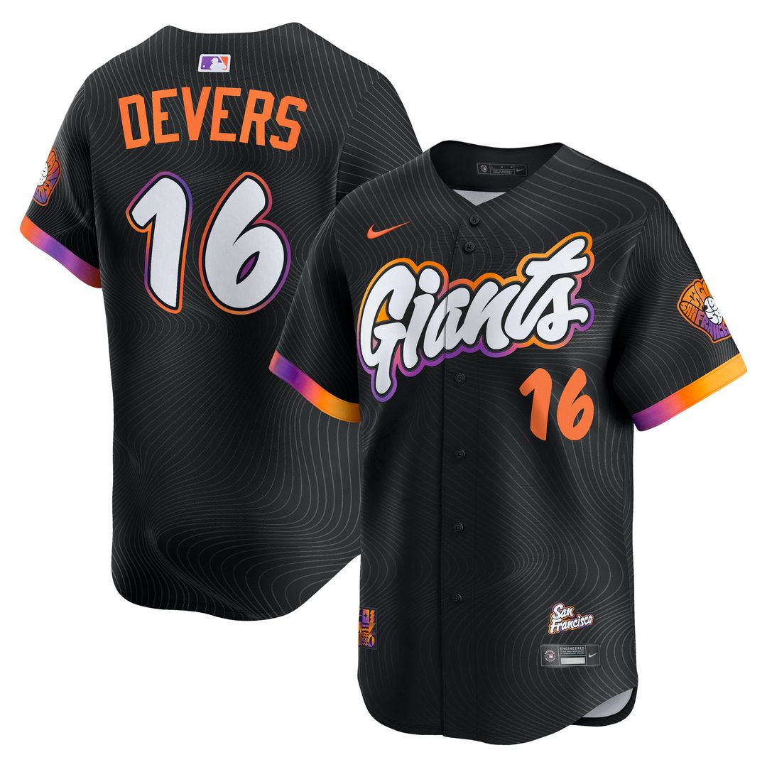 San Francisco Giants Rafael Devers Nike 2025 City Connect Limited Player Jersey - Black