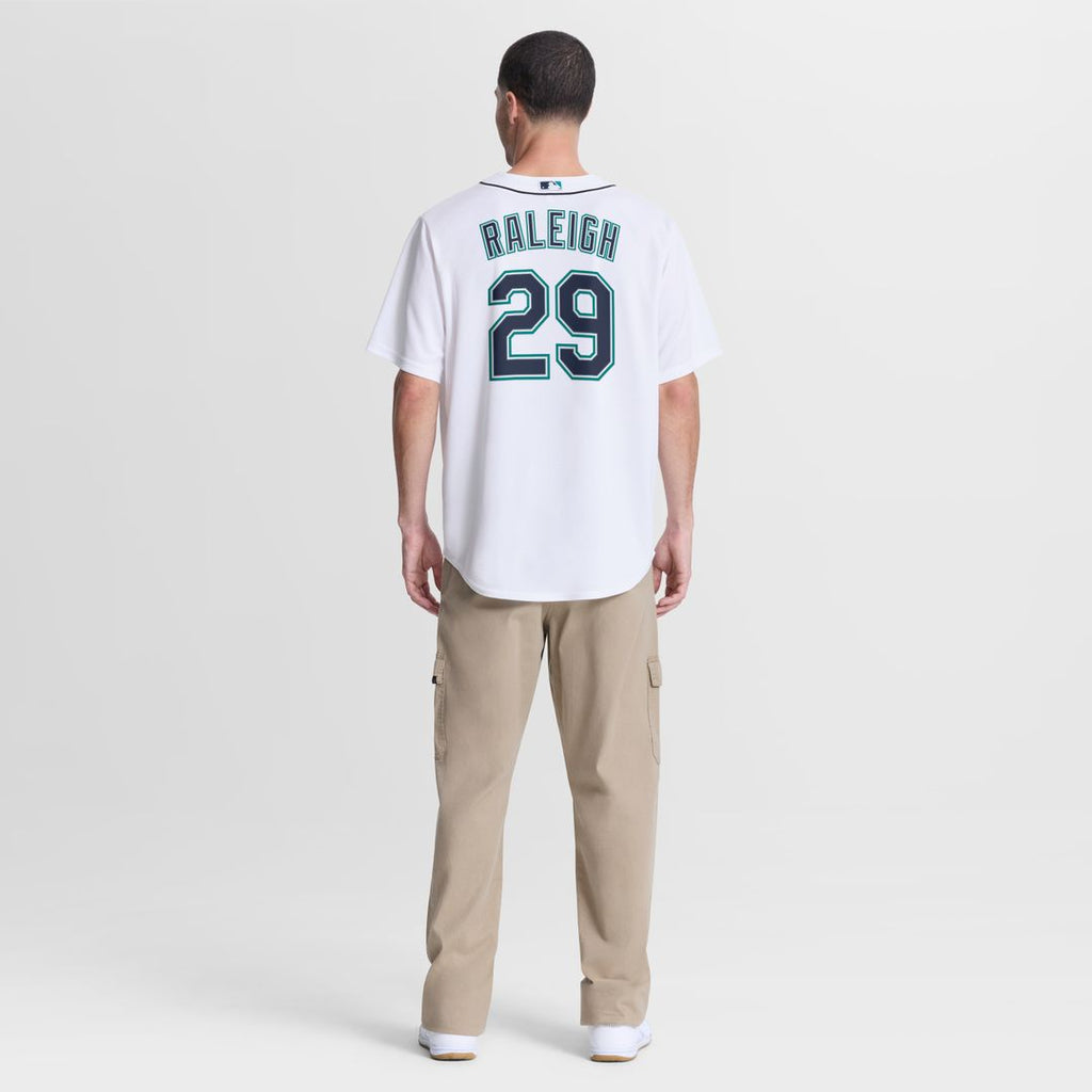 Seattle Mariners Cal Raleigh Nike Home Replica Jersey - White