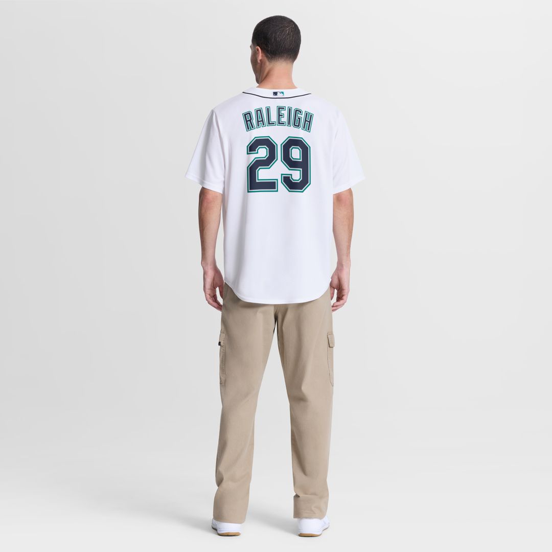 Seattle Mariners Cal Raleigh Nike Home Replica Jersey - White