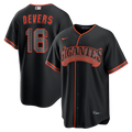 San Francisco Giants Rafael Devers Nike Alternate Replica Jersey - Black