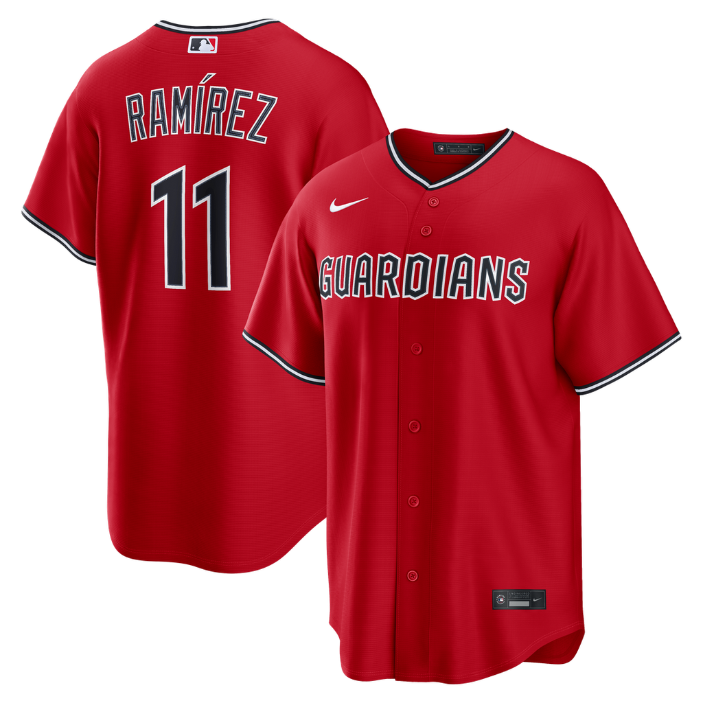 Cleveland Guardians José Ramírez Nike Alternate Replica Jersey - Red