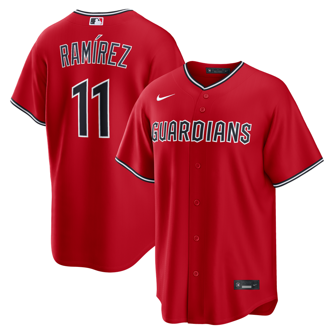 Cleveland Guardians José Ramírez Nike Alternate Replica Jersey - Red