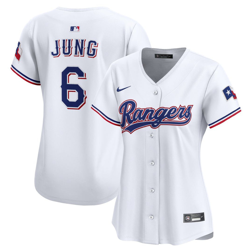 Texas Rangers Josh Jung Nike Women's Home Limited Player Jersey - White