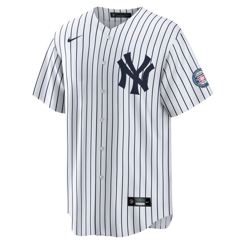 New York Yankees CC Sabathia Nike 2025 Baseball Hall of Fame Name & Number Retired Replica Jersey - White