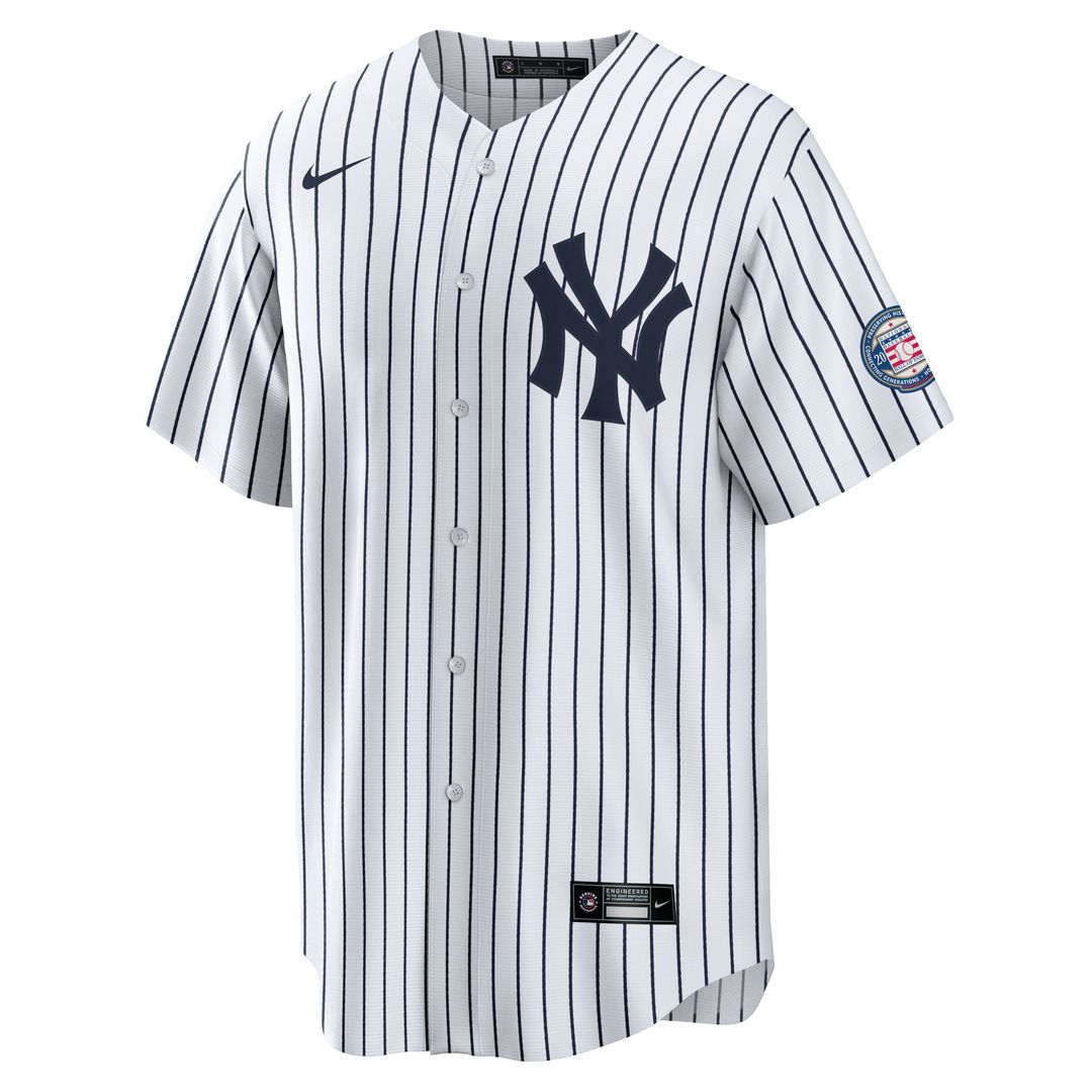 New York Yankees CC Sabathia Nike 2025 Baseball Hall of Fame Name & Number Retired Replica Jersey - White