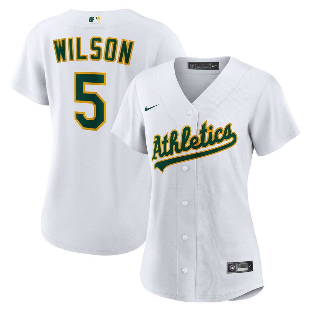 Athletics Jacob Wilson Nike Women's Home Replica Jersey - White