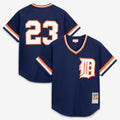 Detroit Tigers Kirk Gibson Mitchell & Ness Authentic Batting Practice Jersey - Navy