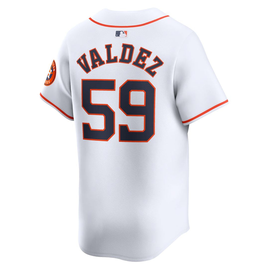 Houston Astros Framber Valdez Nike Home Limited Player Jersey - White