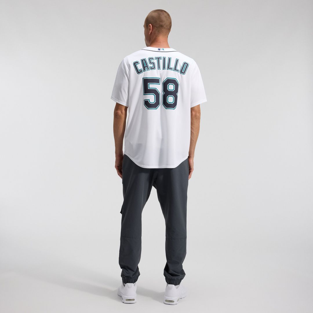 Seattle Mariners Luis Castillo Nike Home Replica Jersey - White