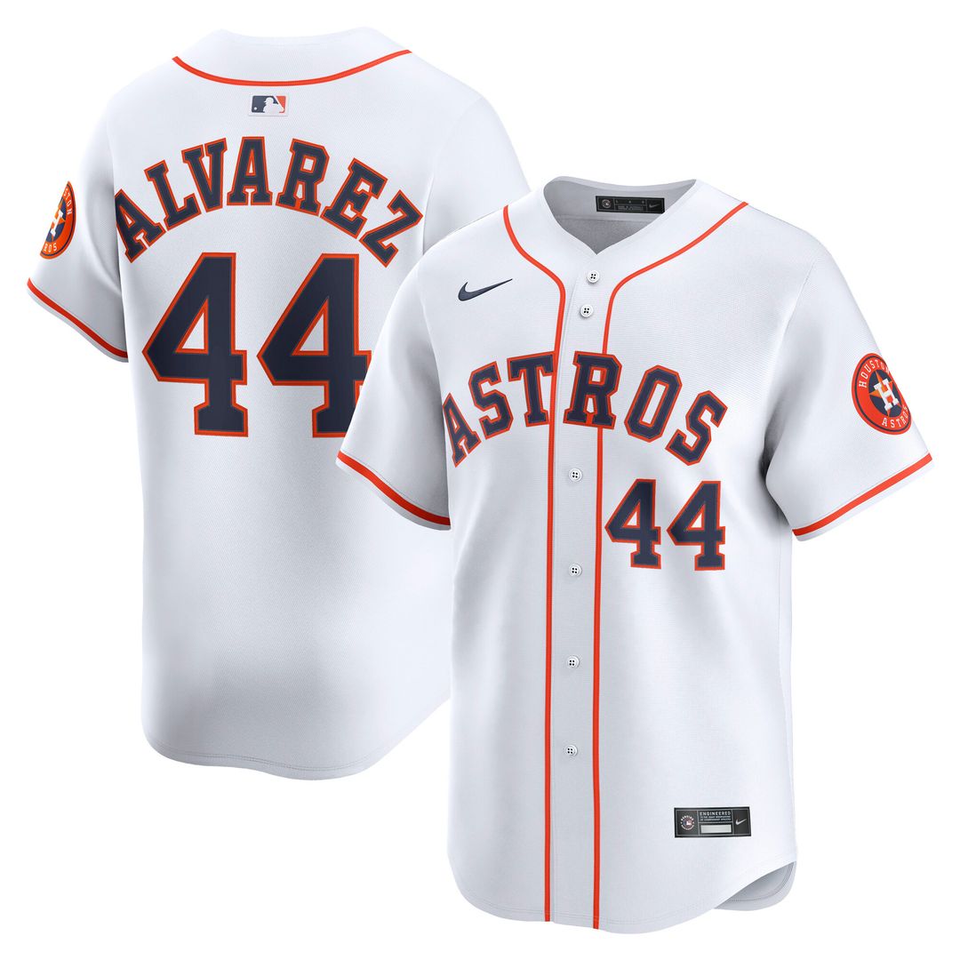Houston Astros Yordan Alvarez Nike Home Limited Player Jersey - White