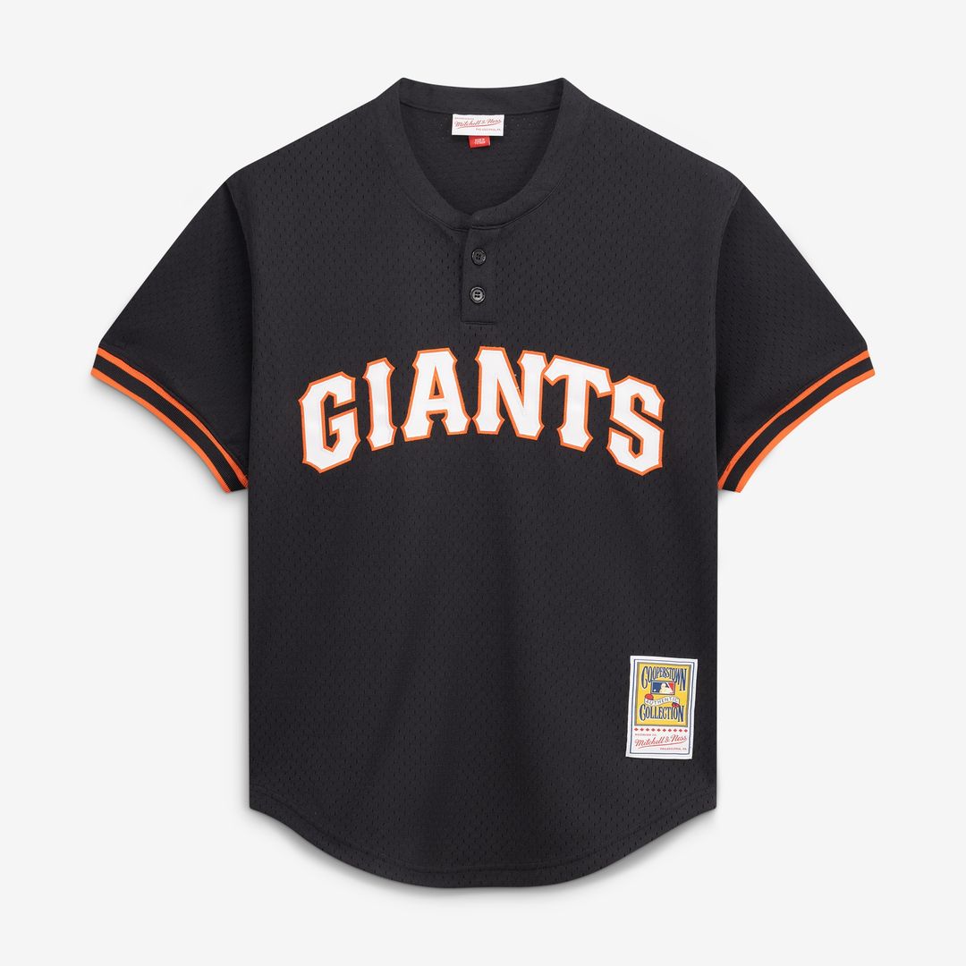 San Francisco Giants Matt Williams Mitchell & Ness Authentic Batting Practice Jersey - Black