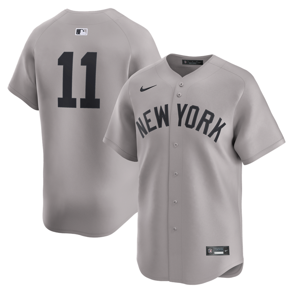 New York Yankees Anthony Volpe Nike Road Limited Player Jersey - Gray