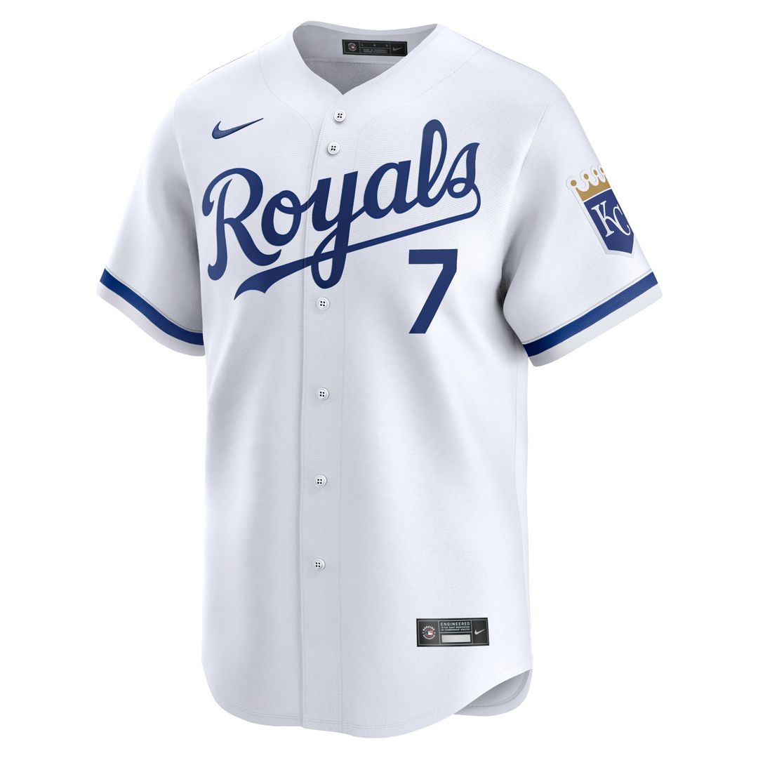 Kansas City Royals Bobby Witt Jr. Nike Home Limited Player Jersey - White