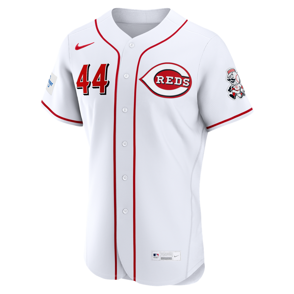 Cincinnati Reds Elly De La Cruz Nike Alternate Authentic Sponsor Patch Jersey - Red