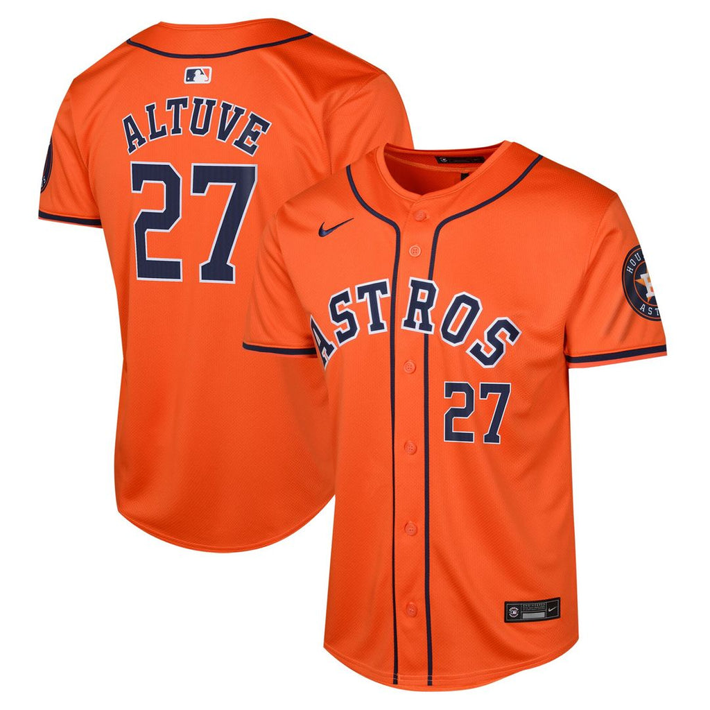 Houston Astros Jose Altuve Nike Youth Alternate Limited Player Jersey – Orange