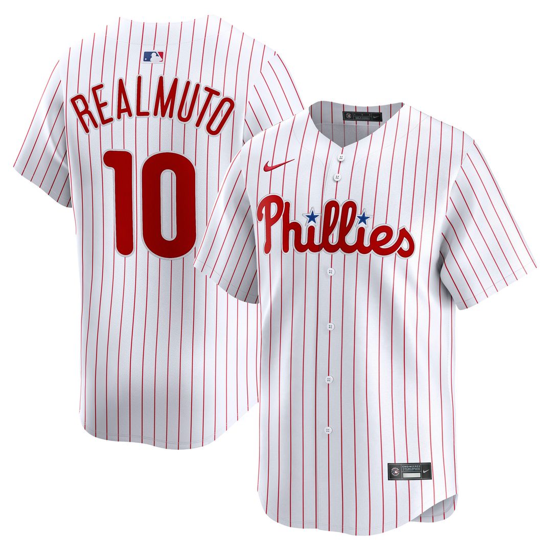 Philadelphia Phillies J.T. Realmuto Nike Home Limited Player Jersey - White