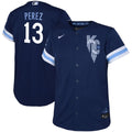 Kansas City Royals Salvador Perez Nike Toddler City Connect Replica Player Jersey - Navy