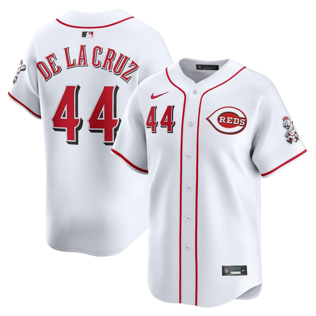 Cincinnati Reds Elly De La Cruz Nike Home Limited Player Jersey - White